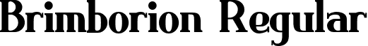 Brimborion Regular font - BRIMRG__.ttf