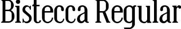 Bistecca Regular font - Bistecca.ttf