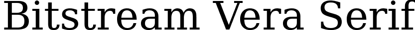 Bitstream Vera Serif font - VeraSe.ttf