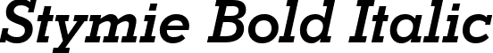 Stymie Bold Italic font - stymie bold italic bt.ttf