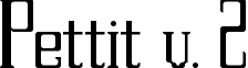 Pettit v. 2 font - pettit_v2.ttf