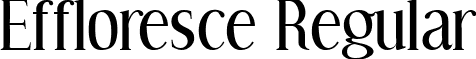 Effloresce Regular font - EFFLORES.ttf