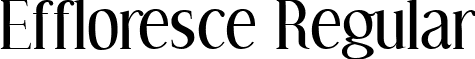 Effloresce Regular font - effloresce.ttf