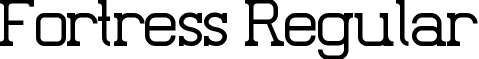 Fortress Regular font - Palacio.ttf