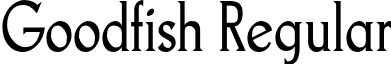 Goodfish Regular font - goodfish rg.otf