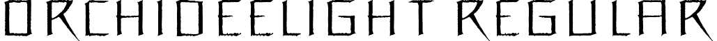 OrchideeLight Regular font - OrchideeLight.ttf