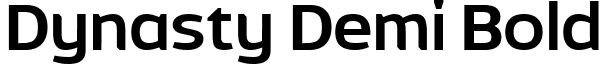 Dynasty Demi Bold font - Dynasty Demi Bold.ttf