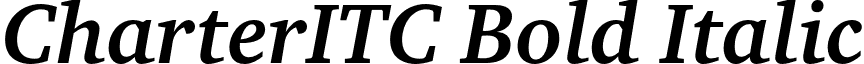 CharterITC Bold Italic font - CharterITC Bold Italic.otf