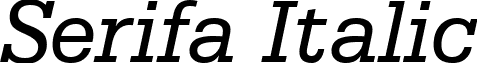 Serifa Italic font - serifa italic bt.ttf