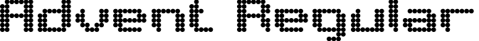 Advent Regular font - Advent.ttf