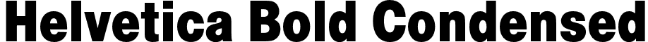 Helvetica Bold Condensed font - HelveticaBoldCondensedPlain.otf