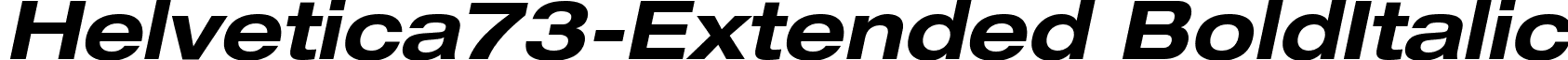 Helvetica73-Extended BoldItalic font - Helvetica73-Extended Bold Oblique.ttf
