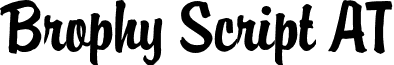 Brophy Script AT font - Brophy Script AT.otf