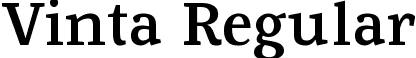 Vinta Regular font - Fowviel.ttf