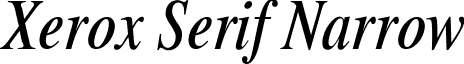Xerox Serif Narrow font - sni.ttf