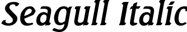 Seagull Italic font - seagull italic.ttf