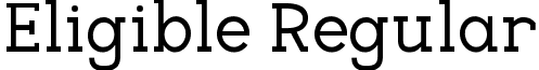 Eligible Regular font - Eligible-Regular.ttf