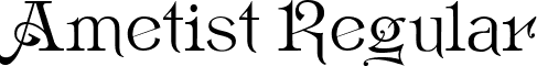 Ametist Regular font - Ametist.ttf