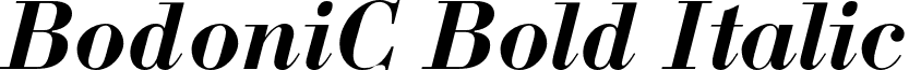 BodoniC Bold Italic font - BodoniC-BoldItalic.otf