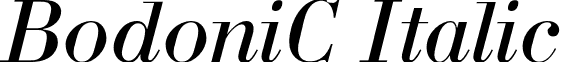 BodoniC Italic font - BodoniC-Italic.otf