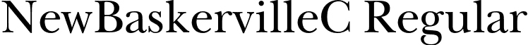 NewBaskervilleC Regular font - NewBaskervilleC-Roman.otf