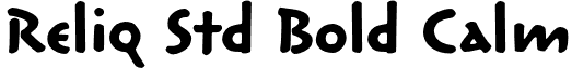 Reliq Std Bold Calm font - ReliqStd-BoldCalm.otf