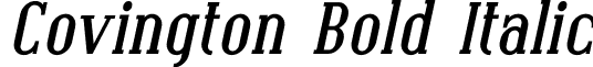 Covington Bold Italic font - Coving04.ttf