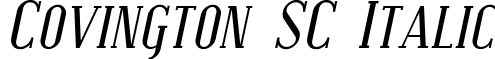 Covington SC Italic font - Coving18.ttf