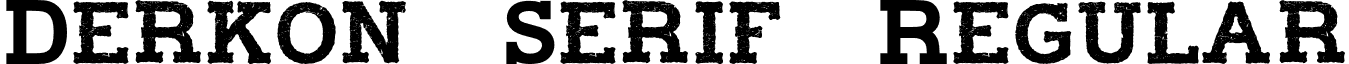 Derkon Serif Regular font - Derkon Serif.otf