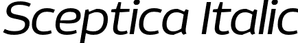 Sceptica Italic font - Sceptica-Italic.otf