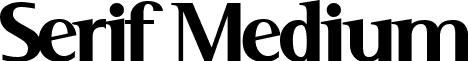 Serif Medium font - SERIM___.ttf