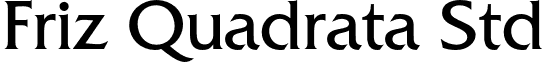 Friz Quadrata Std font - FrizQuadrataStd.otf