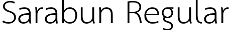 Sarabun Regular font - Sarabun-Regular.ttf