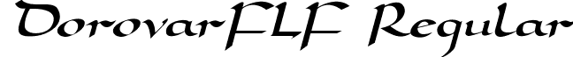 DorovarFLF Regular font - DorovarFLF-Italic.ttf