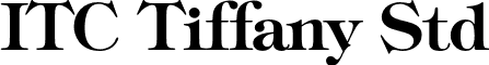 ITC Tiffany Std font - TiffanyStd-Demi.otf