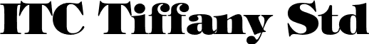 ITC Tiffany Std font - TiffanyStd-Heavy.otf