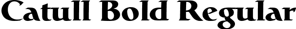 Catull Bold Regular font - QLB.TTF