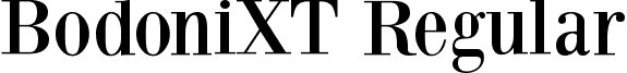 BodoniXT Regular font - BodoniXT.ttf