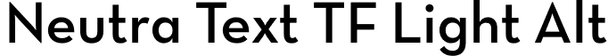 Neutra Text TF Light Alt font - NeutraTextTF-DemiAlt.otf