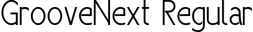 GrooveNext Regular font - GrooveNext-.ttf