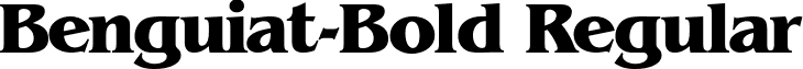 Benguiat-Bold Regular font - benguib.ttf