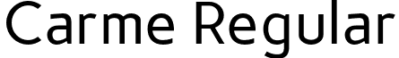 Carme Regular font - carme-regular.otf