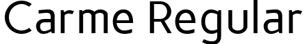 Carme Regular font - carme-regular.ttf