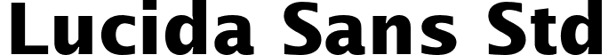 Lucida Sans Std font - LucidaSansStd-Bold.otf