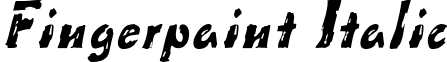 Fingerpaint Italic font - Fingerpaint Italic.ttf