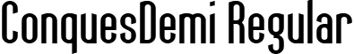 ConquesDemi Regular font - ConquesDemi.ttf