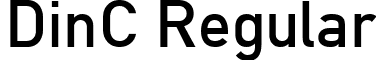 DinC Regular font - DinC.ttf