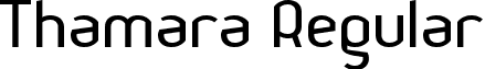 Thamara Regular font - Thamara01.ttf