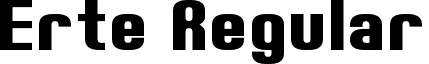 Erte Regular font - Erte.otf