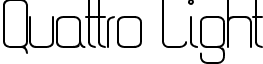 Quattro Light font - Quattro Light.ttf